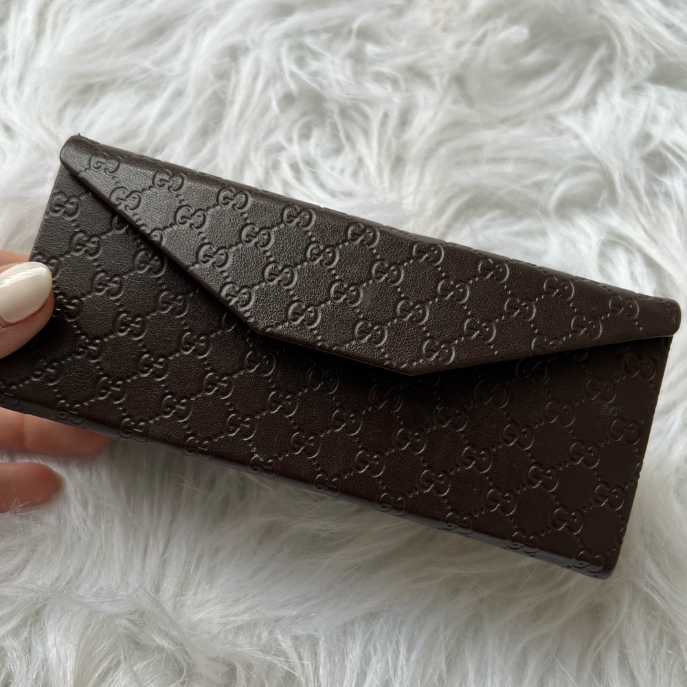 Gucci | Foldable Micro Guccissima Sunglasses Case - image 2